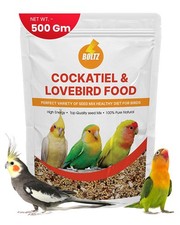 Boltz Adult Bird Food for Cockatiel  Lovebirds Mix Food 500Gm f/ship