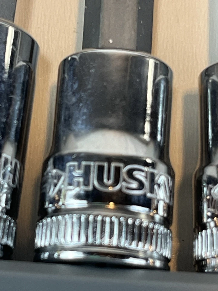Husky Metric Long Ball End Hex Bit Socket Set 3/8 Inch Drive Lot of 7 - Image 2 of 4