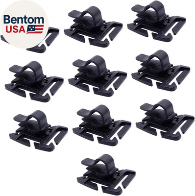 10Pcs Hydration Bag Clip Rotating Water Backpack Accessory Lightweight for Hikin