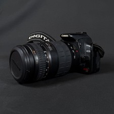 Canon EOS Digital Rebel XT 8.0MP Digital SLR Camera w QUANTARAY 70-300 1:4-5.8