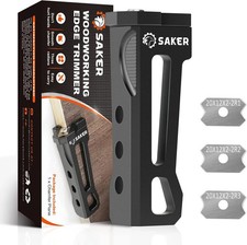 Saker Woodworking Edge Trimmer - Professional Wood Veneer Edge Banding Trimmer A