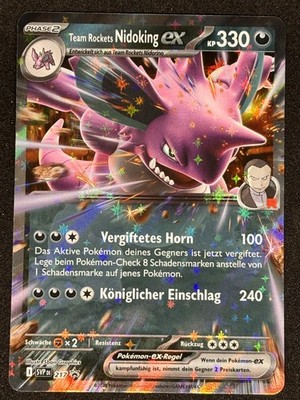 Team Rockets Nidoking-ex Keine SVP Black Star Promos 217 LP