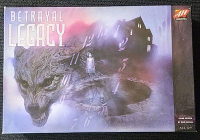 Betrayal Legacy Board Game by Avalon Hill Complete Open Box see pics