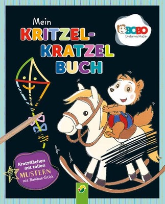 Bobo Siebenschläfer Mein Kritzel-Kratzel-Buch | Schwager & Steinlein Verlag