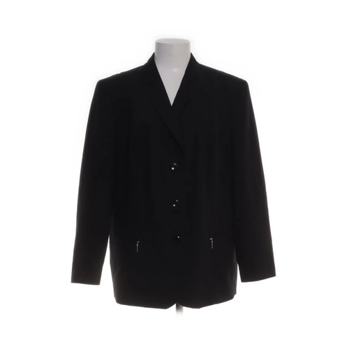 Barbara Lebek, Blazer, Größe: 48, Schwarz, Elasthan/Polyester/Viskose #DPF