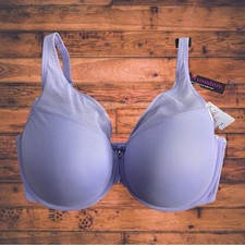 Curvy Couture Lavender Mist Sheer Mesh Push Up Bra 36H- New