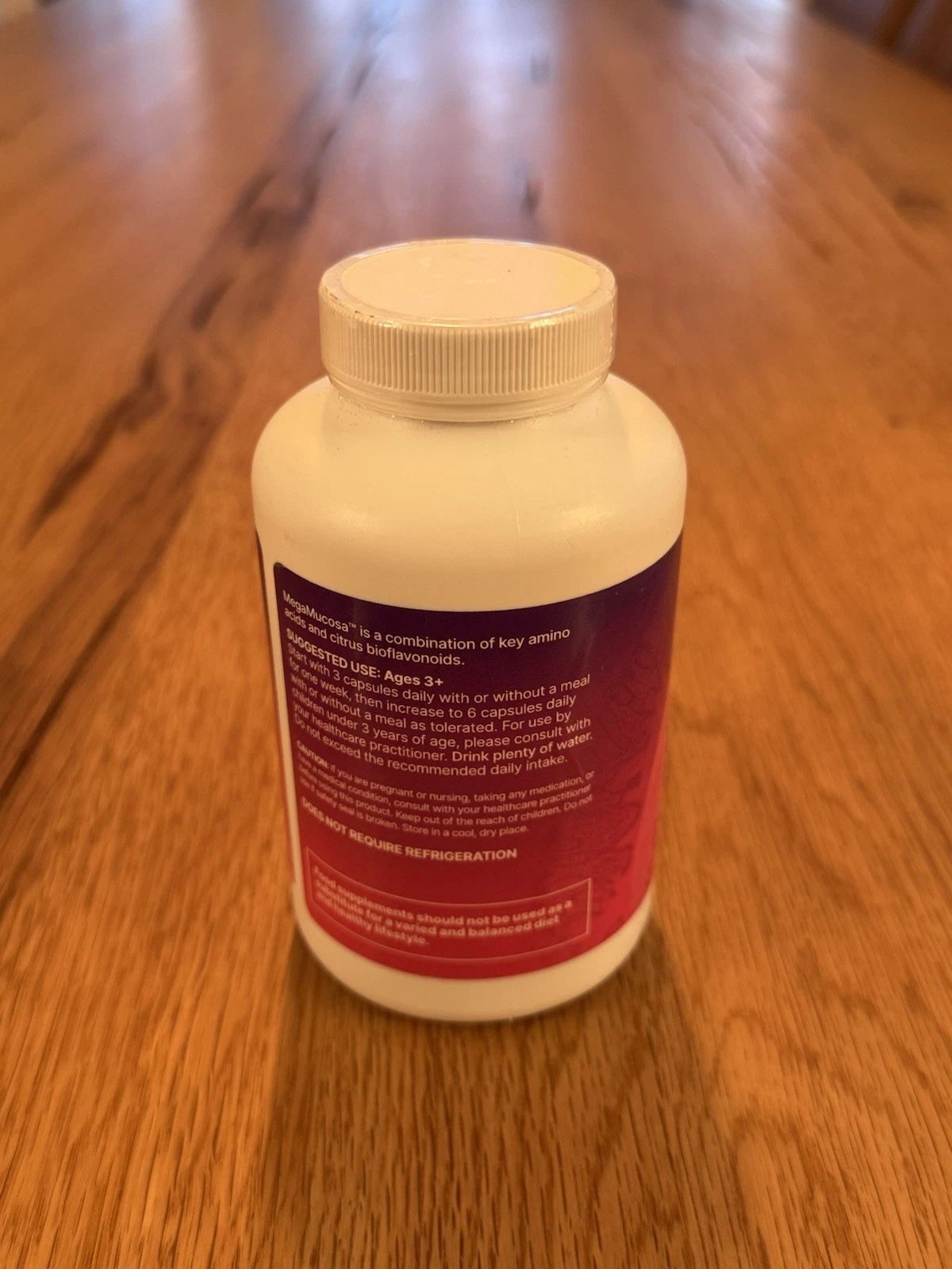 Microbiome Labs Mega Mucosa Amino Supplement - New BBE Passed 180 Capsules 4
