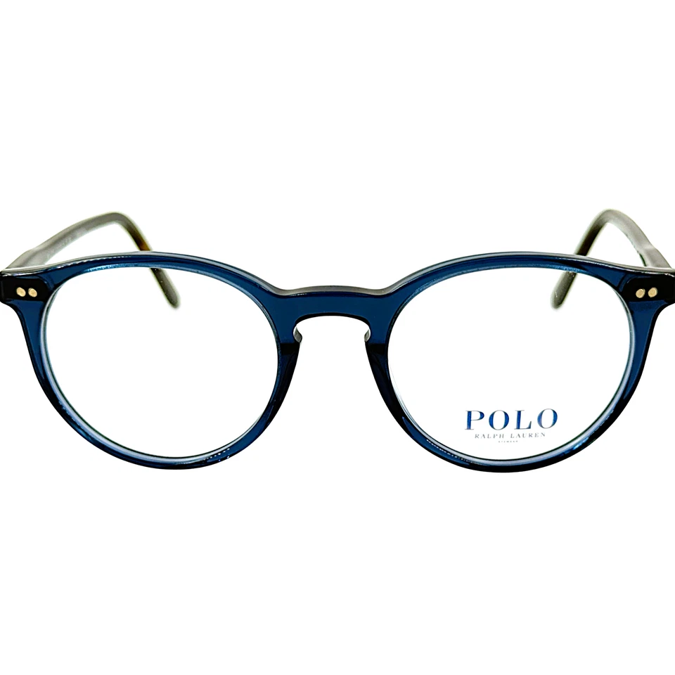 Ralph Lauren Polo PH2083 мужская пластиковая оправа для очков 5276 синяя прозрачная 48-20 - Изображение 3 из 4