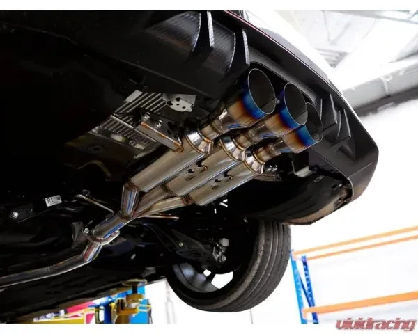 Invidia Gemini R400 Exhaust & Titanium Tips HS17CTRFGM3ST for 17