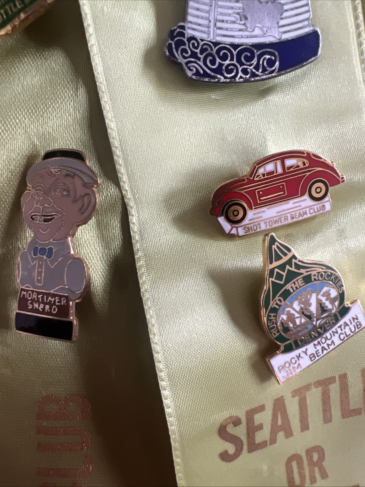 Vintage Jim Beam Club Pins