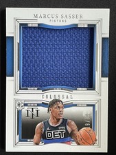 Marcus Sasser 2023-24 Panini National Treasures Colossal Materials RC /99 CR-SAS