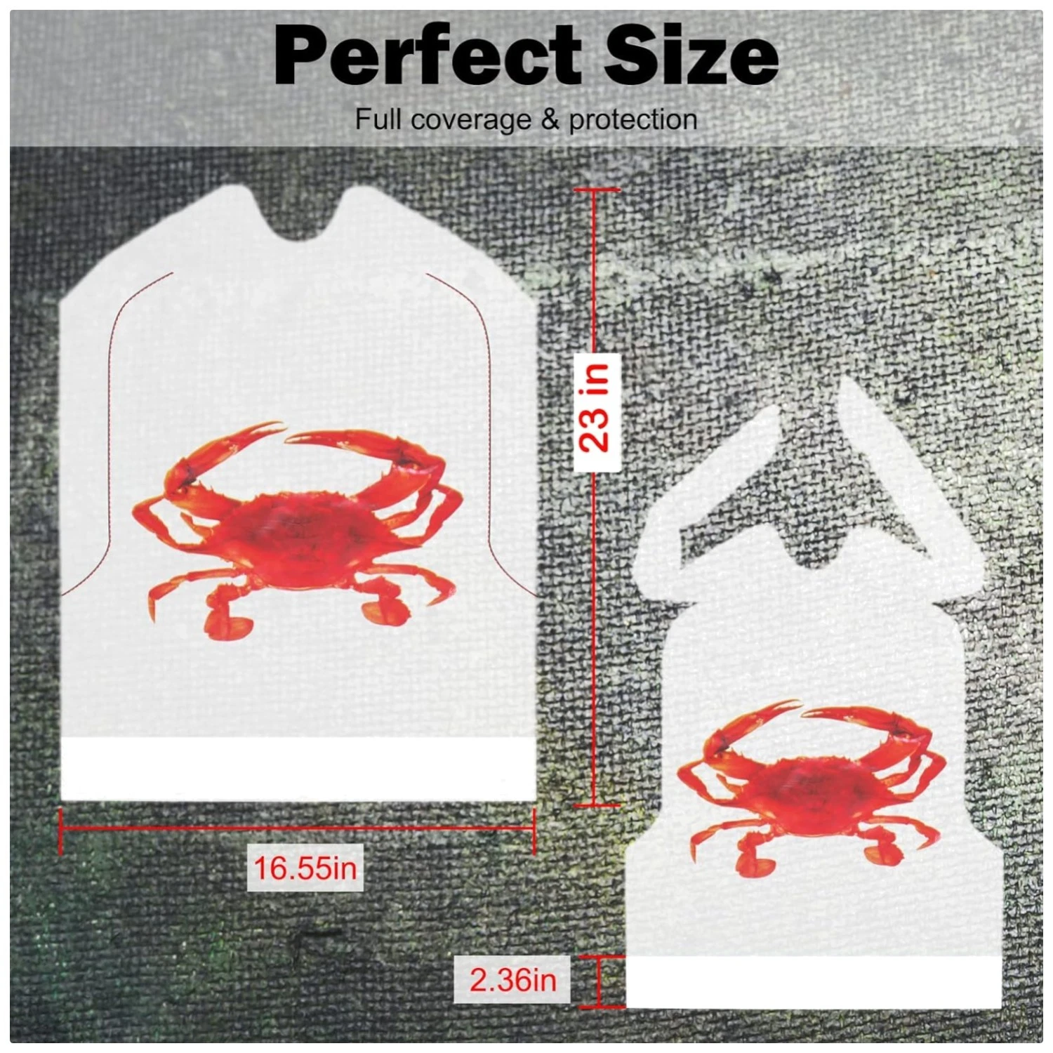Mess-Free Dining with Disposable Lobster Bibs 25/50/200 Pack