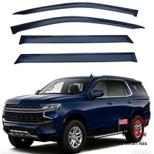 4 Piece Tape On Outside Mount Window Visors Rain Guards Fit for 2021 2022 2023