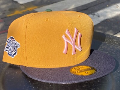 New Era YANKEES Exclusive CUSTOM MLB 59fifty CLASSIC WHEAT