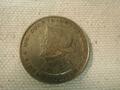 1953 Panama 1/4B K19 Extra Fine