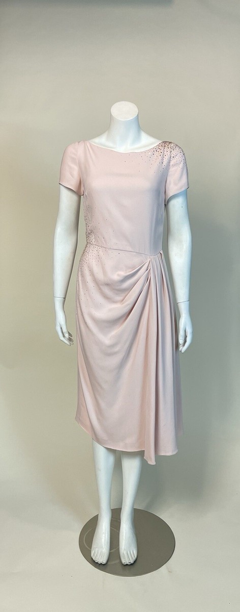 strapless open back dress CURAAE Armelle Lace Maxi Dress in Pink  Elliatt