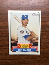 2018 Topps Heritage Cody Bellinger Rookie Of The Year Award Winners AW-6 Dodgers