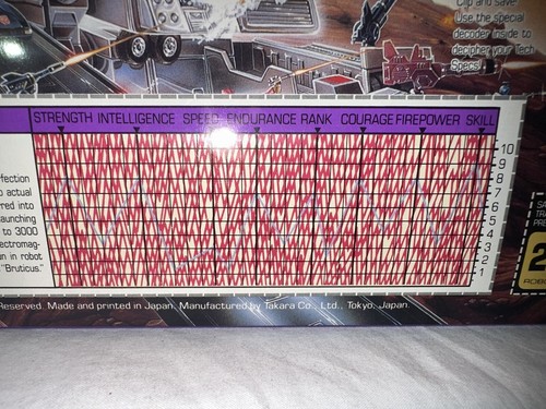 Transformers Original G1 1986 Combaticon Onslaught Complete w/ Box and Bubble - Picture 20 of 24