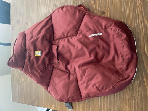 Ruffwear Quinzee Insulated Dog Jacket In Fired Brick Sz Small See Pics - Picture 1 of 8