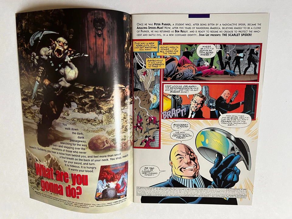Amazing Scarlet Spider 1 Marvel Comics 1995 VF NM 8.5 - 9.0 Venom / Lady Octopus - Image 3 of 4