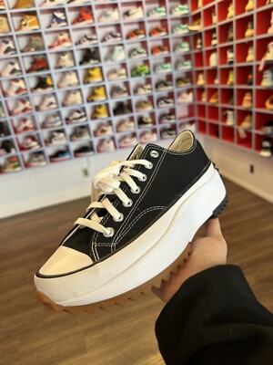 Size 9 - Converse Run Star Hike Low Black Gum