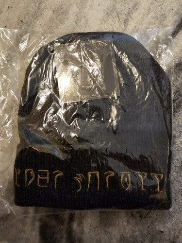 TESO Skyrim The Elder Scrolls Online Daedric Runes Beanie Hat Figure Grey Unisex