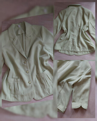 Boutique Damen Jacke Blazer Business Hochzeit Silberhochzeit lindgrün Gr. 44