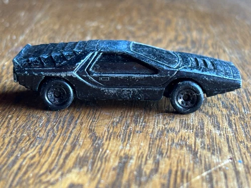 VINTAGE 1985 DIECAST METAL MATCHBOX  CAR BLACK SUPER G.T. BR 21/22 SPORTS FUEL