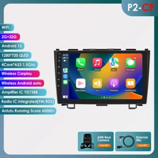 For Honda CRV 2007-2011 Android 13 Carplay RDS Car Stereo Radio GPS Navi +Camera