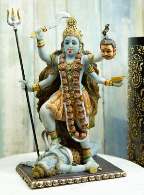 Ebros Gift Mahavidya Devi Kali Holding Severed Head Of The Ego Figurine 9''Tall