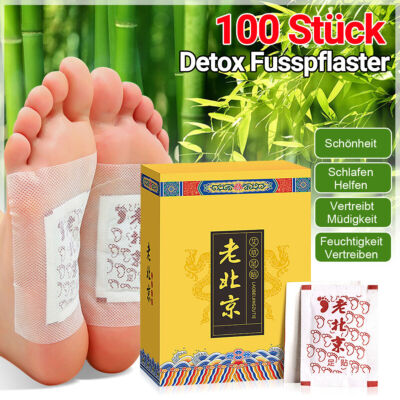 100-300 Fusspflaster Entgiftung Bambus Fu Pad Vitalpflaster Entschlackung  Detox | eBay.de