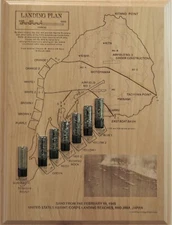 ww2 sand memorabilia Iwo Jima map WWII Pacific Japanese island black WW2 US Navy