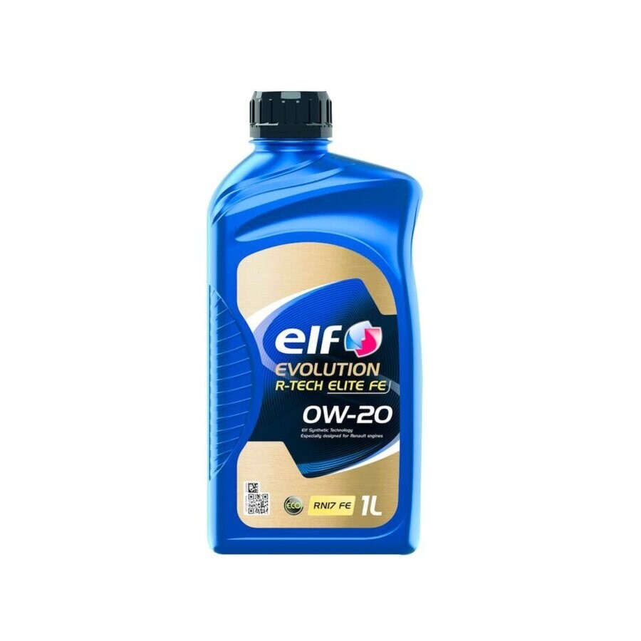 OLIO MOTORE 0W20 ELF EVOLUTION R-TECH ELITE FE PER MOTORI BENZINA DIESEL  LT 1