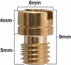 Mikuni - N102221-150 - Small Round Main Jet (N102.221) for SBN