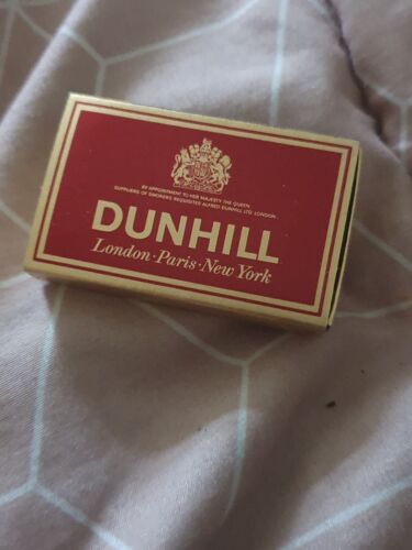 Boîte d'allumettes vintage de collection Dunhill avec allumettes  - Photo 1/4