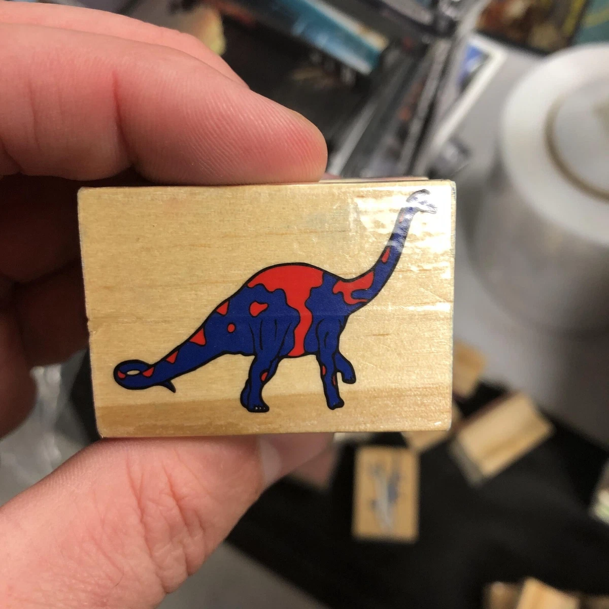 Melissa and Doug Dinosaur Brachiosaurus Rubber Stamp Jurassic