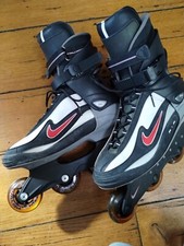 VINTAGE Nike Mens Zoom Air Carbon Inline Roller Blades Skates Size 11.5 12 READ