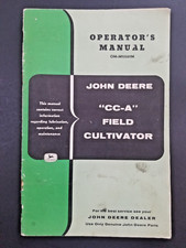 John Deere - CCA Field Cultivator Operators Manual