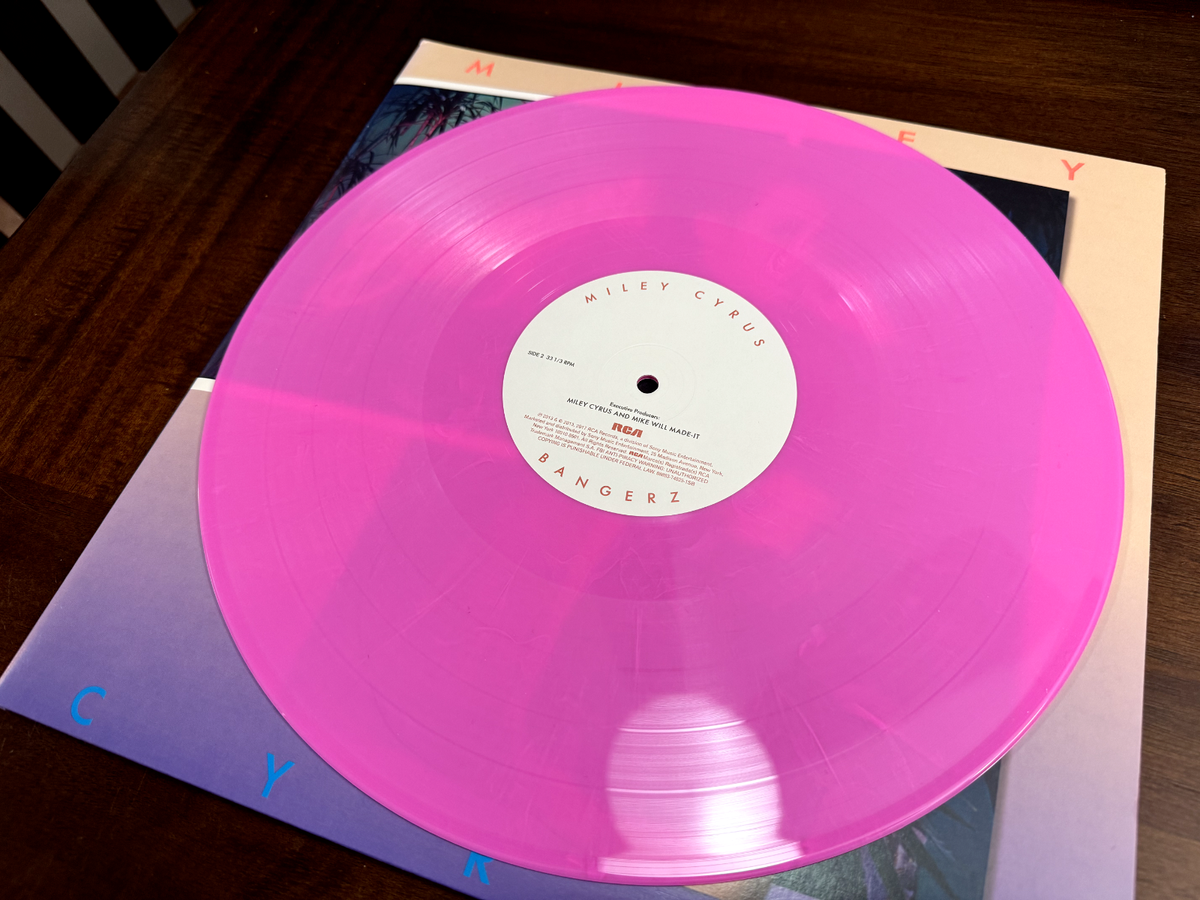 Miley Cyrus: Bangerz 2017 Limited Numbered Pink RSD Record Store