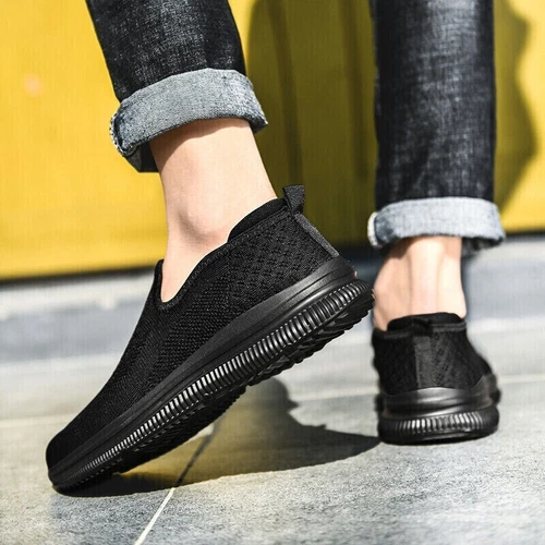 NEU Herren Slipper Sneaker Freizeitschuhe Schlupfschuhe Stoffschuhe Slip-On - Bild 6 von 23