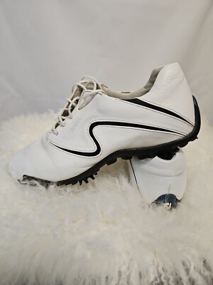 FJ FOOTJOY Lopro Collection Golf Shoes Mens 8.5 W #97094 White
