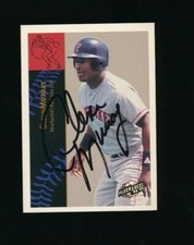 1994 95 Excel #12 Glenn Murray signed autograph pawtucket red sox tough card