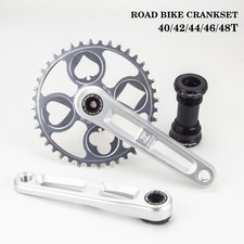 Road Bike Crankset 165mm 170mm Bicycle Crank Arm With 40 42 44 46 48t Chainring Road Bike Crankset 165mm 170mm Bicycle Crank Arm With 40 42 44 46 48t Chainring