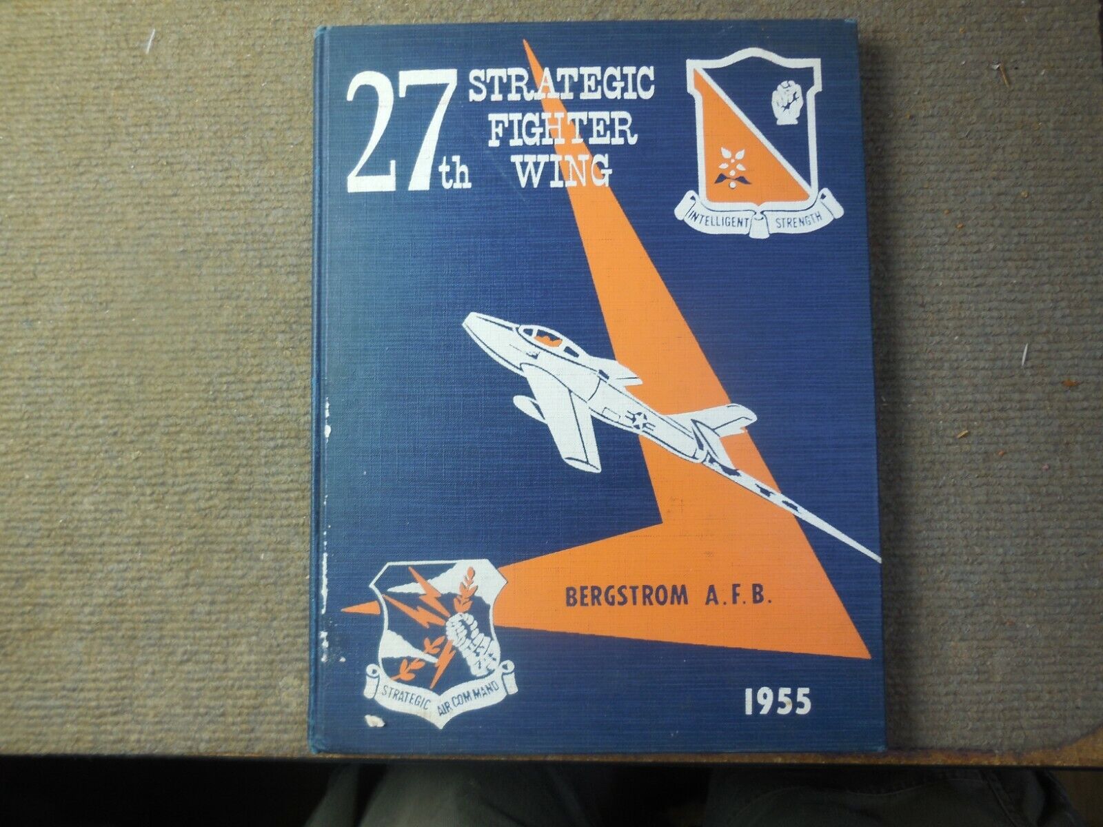 1955 USAF 27th Strategic Fighter Wing SAC Bergstrom AFB Austin Texas  Book