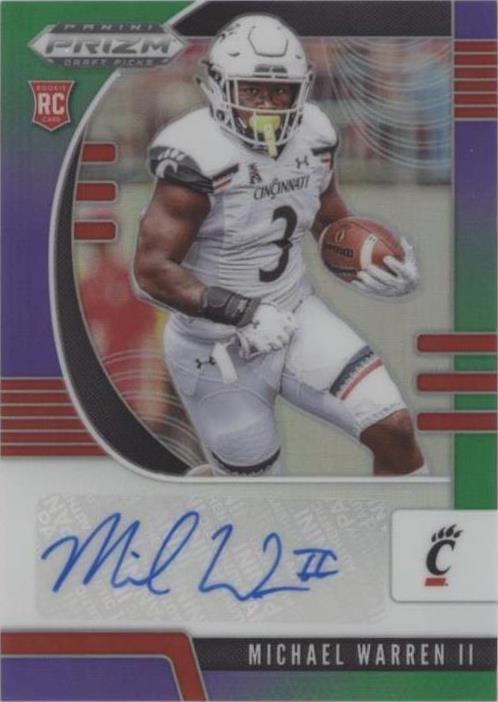 Michael Warren Ritter 2020 Panini Prizm Draft Picks - Draft Picks Rookies Michael Warren II ...