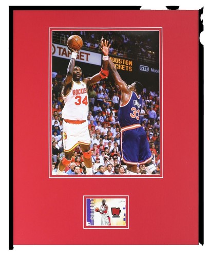 UD Premier Triple Game Used Relic Robinson Olajuwon Garnett HOF