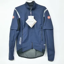 Castelli Alpha Perfetto ROS 2 Convertible Jacket Men's M Long Sleeve F/Z Blue