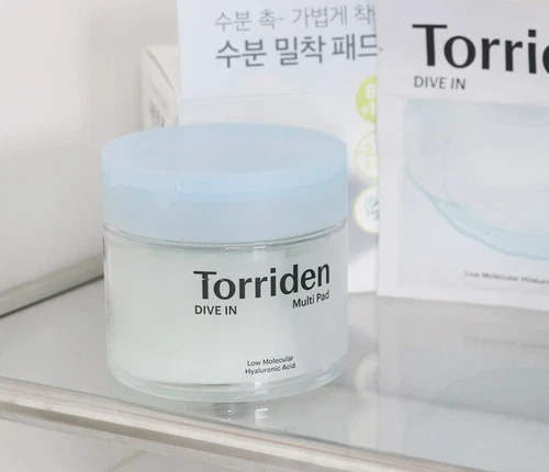 Torriden Dive In Low Molecular Hyaluronic Acid Multi Pad 80 Pads toner pads - Imagen 2 de 9
