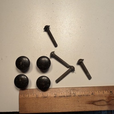 Vintage VV 4-40 # 131119 Victor Machine PHONOGRAPH Part 4 Cabinet Door Knobs
