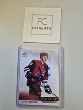 Laurent Dauphin Signed Future Watch Signature Auto Autograph Coyotes Rookie Coa